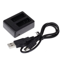 HKM-741139 Multi-Function Battery Charger for Coyote Action Cameras - Compatible with SJ4000, SJ5000, SJ6000, SJ7000, M10, Includes V3 Charging Cable