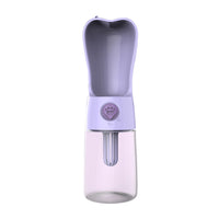 HKM-7412413 Portable Pet Water Bottle with Filter - 250ml, Leak-Proof Design for Dogs and Cats