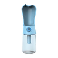 HKM-7412413 Portable Pet Water Bottle with Filter - 250ml, Leak-Proof Design for Dogs and Cats