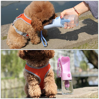 HKM-7412413 Portable Pet Water Bottle with Filter - 250ml, Leak-Proof Design for Dogs and Cats
