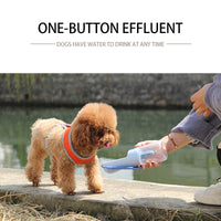 HKM-7412413 Portable Pet Water Bottle with Filter - 250ml, Leak-Proof Design for Dogs and Cats