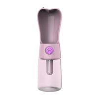 HKM-7412413 Portable Pet Water Bottle with Filter - 250ml, Leak-Proof Design for Dogs and Cats