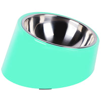 HKM-7412541 Oblique Mouth Cat Food Bowl for Dogs and Cats - Universal Design
