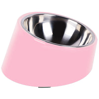 HKM-7412541 Oblique Mouth Cat Food Bowl for Dogs and Cats - Universal Design