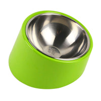 HKM-7412541 Oblique Mouth Cat Food Bowl for Dogs and Cats - Universal Design