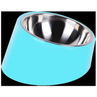 HKM-7412541 Oblique Mouth Cat Food Bowl for Dogs and Cats - Universal Design