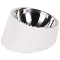 HKM-7412541 Oblique Mouth Cat Food Bowl for Dogs and Cats - Universal Design