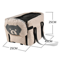 HKM-7412797 Travel Car Backpack Console Pet Carrier Seat for Cats and Dogs - Medium Capacity, Multiple Colors