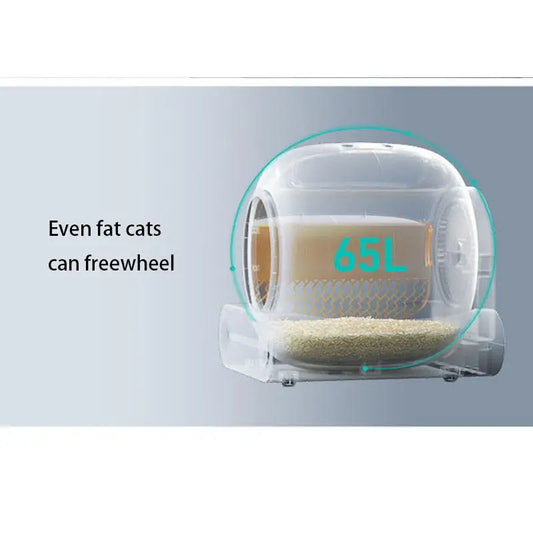 HKM-741395 Smart Self-Cleaning Cat Litter Box with Odor Control and APP Management, 6.5L Capacity