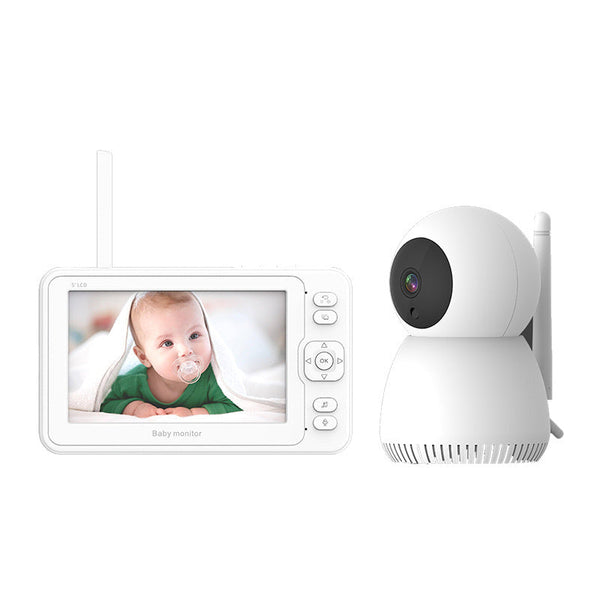 HKM-741459 5 Inch 1080P High-Definition Baby Monitor with Alarm and Infrared Support