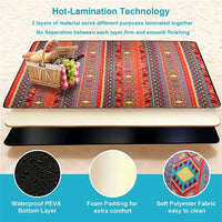 HKM-741459 Bohemian Style Waterproof Foldable Outdoor Camping and Picnic Mat Beach Blanket