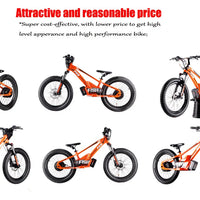 HKM-741523 20 Inch Electric Balance Bike for Kids 5-12 Years, 800W Motor, 3 Speed, Aluminum Alloy Frame, Rear Hub Motor, Lithium Battery