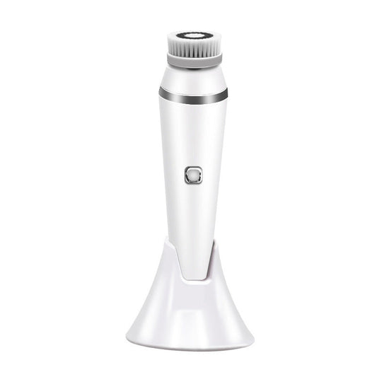HKM-741523 Ultrasound Rechargeable Facial Cleanser with Multiple Brush Heads and USB Charging