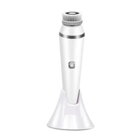 HKM-741523 Ultrasound Rechargeable Facial Cleanser with Multiple Brush Heads and USB Charging