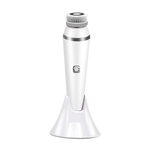 HKM-741523 Ultrasound Rechargeable Facial Cleanser with Multiple Brush Heads and USB Charging