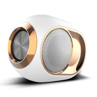 HKM-741587 Wireless TWS Subwoofer Speaker with Bluetooth 5.0, TF Card Reader, AUX Connection, and FM Radio