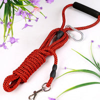 HKM-7416125 Adjustable Nylon Dog Tracking Rope - Multiple Lengths & Colors Available