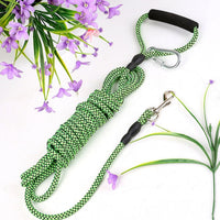 HKM-7416125 Adjustable Nylon Dog Tracking Rope - Multiple Lengths & Colors Available