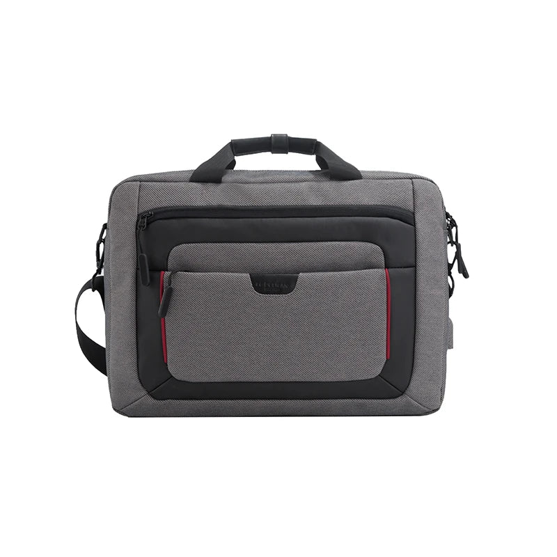 HKM-741651 Multifunction Waterproof Polyester Laptop Bag with Contrast Colors