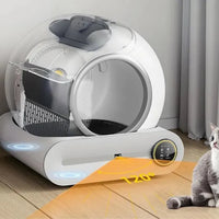 HKM-741715 Automatic Self-Cleaning Cat Litter Box with 65L Capacity and APP Control