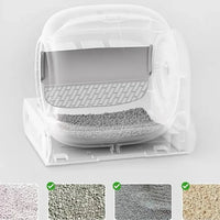 HKM-741715 Automatic Self-Cleaning Cat Litter Box with 65L Capacity and APP Control
