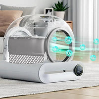 HKM-741715 Automatic Self-Cleaning Cat Litter Box with 65L Capacity and APP Control