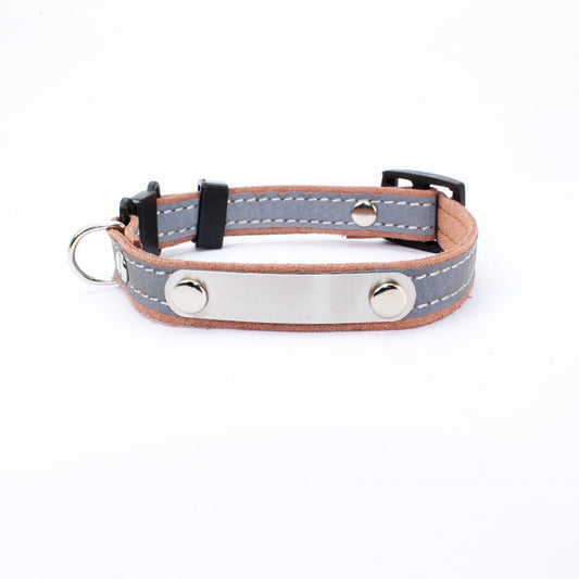 HKM-7418173 Monochrome Velvet Pet Collar for Cats in Multiple Colors