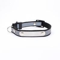 HKM-7418173 Monochrome Velvet Pet Collar for Cats in Multiple Colors