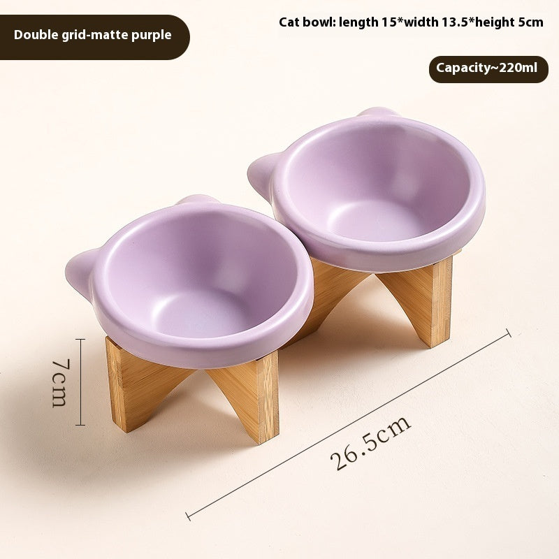 HKM-7418301 Ceramic Cat and Dog Water Bowl in Various Colors and Designs