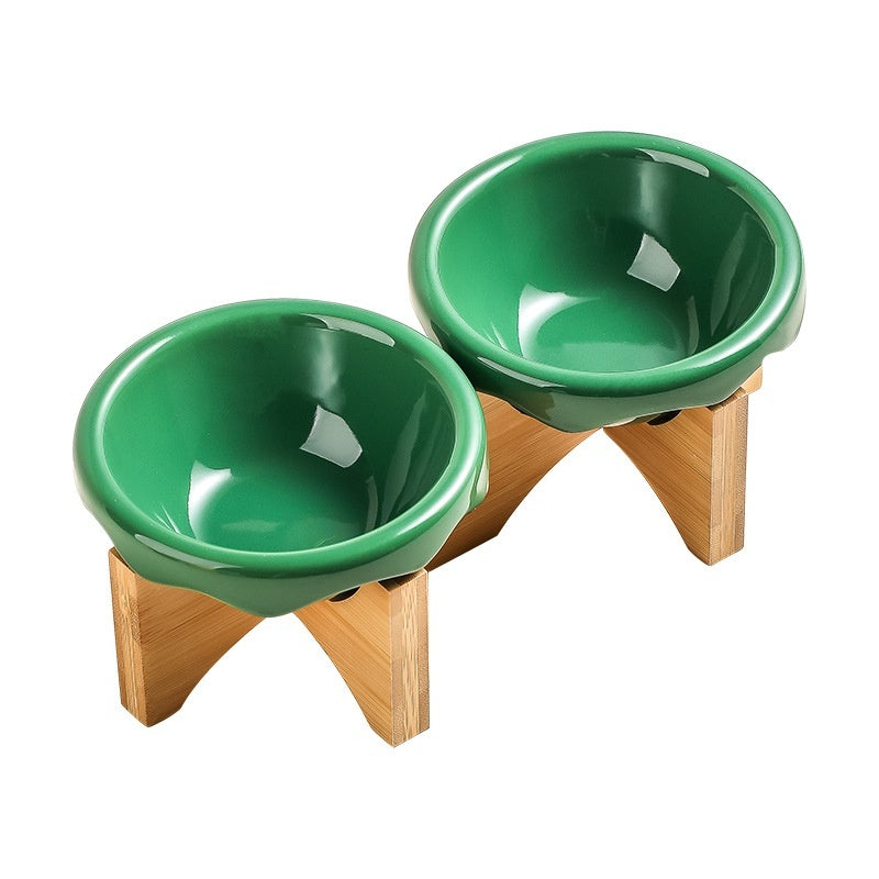 HKM-7418301 Ceramic Cat and Dog Water Bowl in Various Colors and Designs