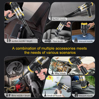 HKM-741843 Portable 4-in-1 Vacuum Cleaner with Integrated Blowing and Suction for Easy Dust Removal