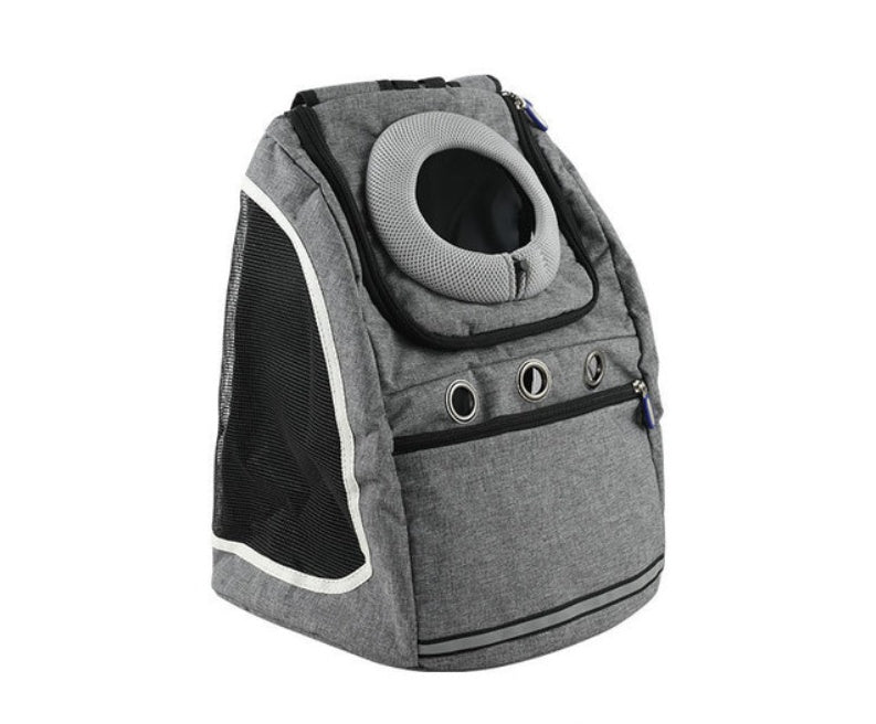 HKM-7418557 Pet Outing Backpack with Oxford Cloth and Breathable Mesh, Medium Softness