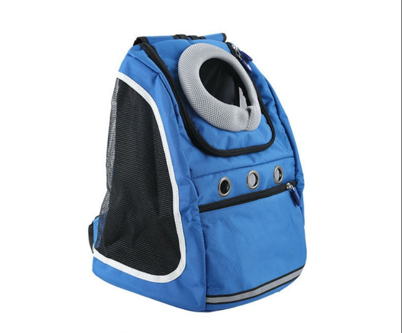 HKM-7418557 Pet Outing Backpack with Oxford Cloth and Breathable Mesh, Medium Softness