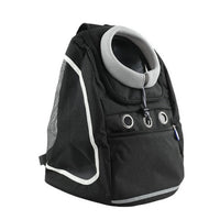 HKM-7418557 Pet Outing Backpack with Oxford Cloth and Breathable Mesh, Medium Softness