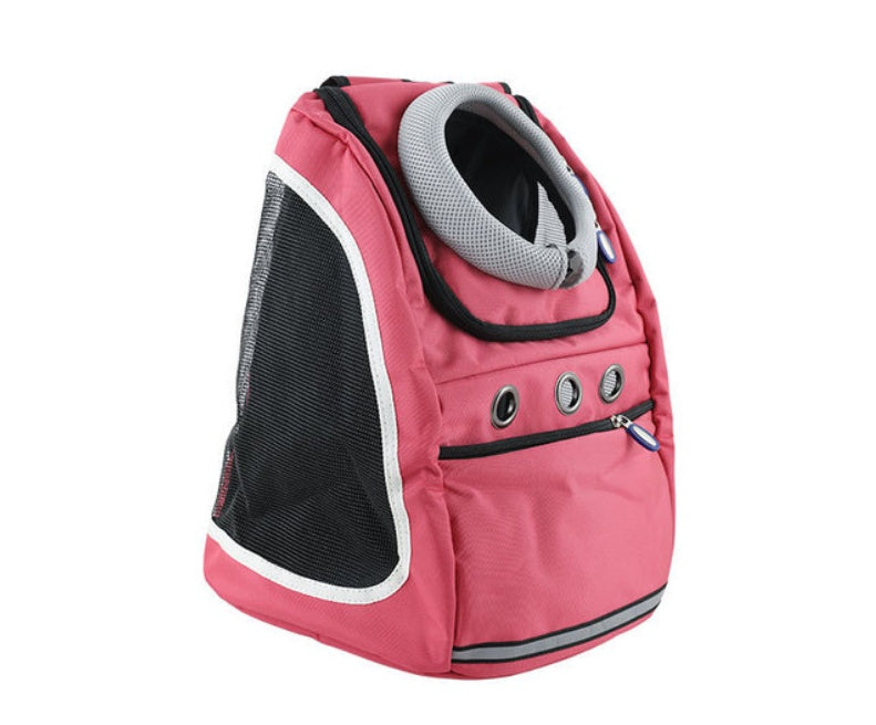 HKM-7418557 Pet Outing Backpack with Oxford Cloth and Breathable Mesh, Medium Softness