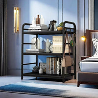 HKM-741971 Multifunctional 40cm Iron Bookcase - Easy Assembly Luxury Storage Unit