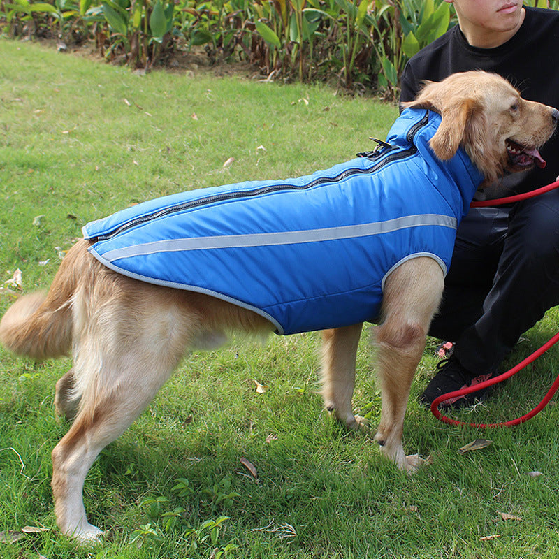 HKM-7420477 Autumn and Winter Polyester Cotton Padded Dog Clothes for All Genders