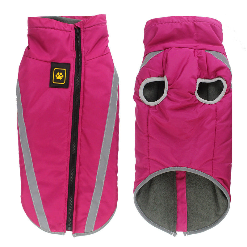 HKM-7420477 Autumn and Winter Polyester Cotton Padded Dog Clothes for All Genders