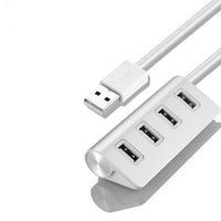 HKM-742163 USB-C to 4-Port USB 2.0 Hub for MacBook and Compatible Devices, Aluminum Alloy Design