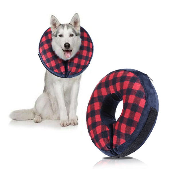 HKM-7424061 Inflatable Protective Cover for Pets - All-Season Collar for Dogs and Cats in Various Colors and Sizes