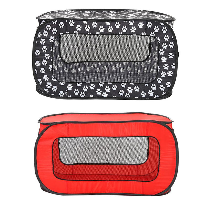 HKM-742419 Small to Medium Pet Cage - Portable Folding Pet Fence with Easy Storage