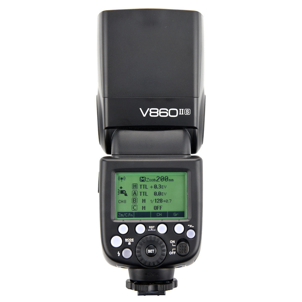 HKM-742483 V860II Second-Generation Professional Flash with E-TTL II Auto Control and 20-200mm Range