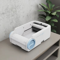 HKM-742547 Smart Large Capacity Cat Litter Box with Easy-Pull Garbage Bag for Effortless Cleaning
