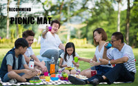 HKM-742611 Large Waterproof Picnic Mat - Thick, Roll-Up, Padded Outdoor Blanket for Beach and Outdoor Use