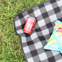 HKM-742611 Large Waterproof Picnic Mat - Thick, Roll-Up, Padded Outdoor Blanket for Beach and Outdoor Use