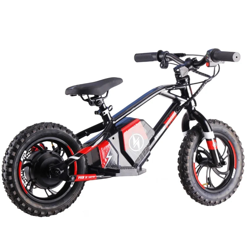 HKM-742675 Kids Mini Electric Motorcycle Bike 12 Inch 36V No Pedal Balance Bicycle for Children