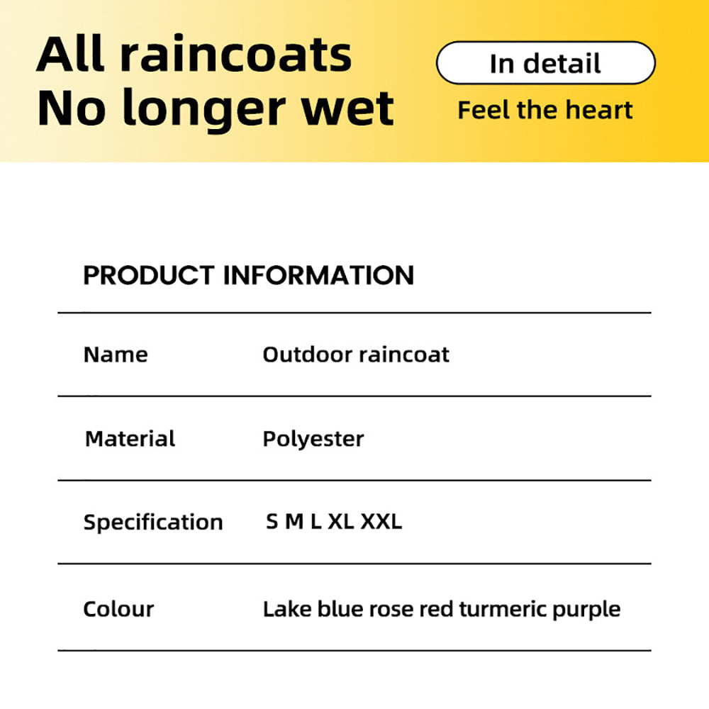 HKM-7431101 Waterproof Dog Raincoat with Hood, Reflective Straps, Leash Hole for Small and Medium Dogs