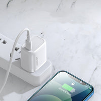 HKM-743123 Fast Charge Travel Charger with PD Interface for Android Phones - 3000mA Output, TYPE-C Connectivity