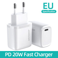 HKM-743123 Fast Charge Travel Charger with PD Interface for Android Phones - 3000mA Output, TYPE-C Connectivity