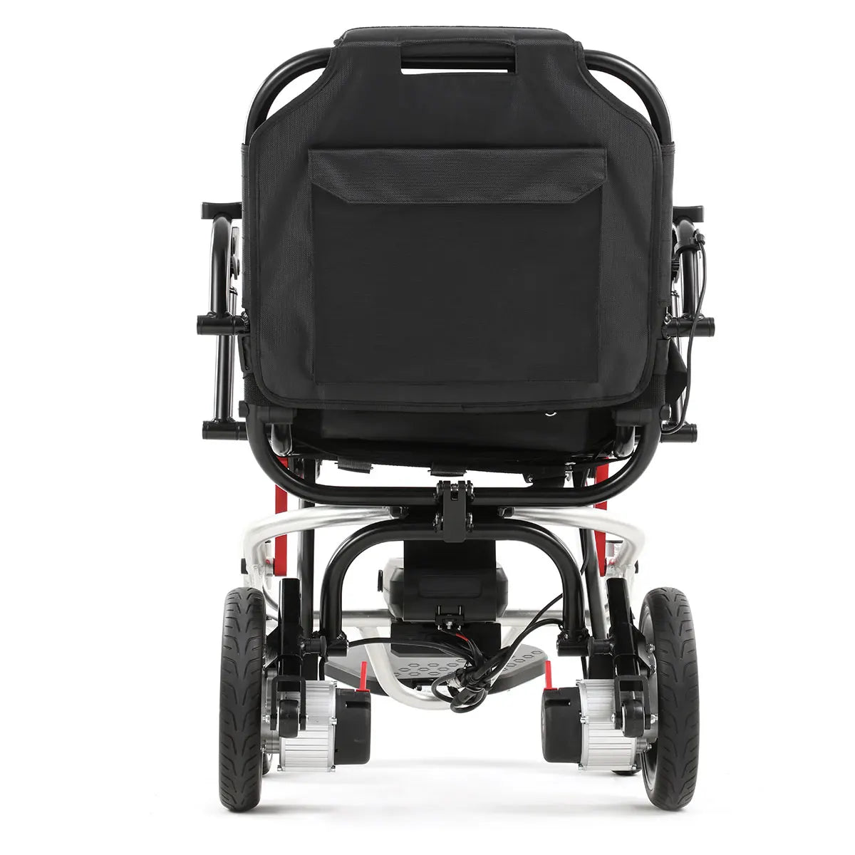HKM-743123 Lightweight Foldable Electric Wheelchair with 24V Lithium Battery and Dual Brushless Motors